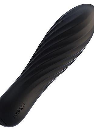 Вибратор мини для клитора svakom tulip black 2