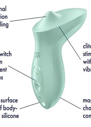 Вибратор клиторальный - satisfyer exciterrr mint 7