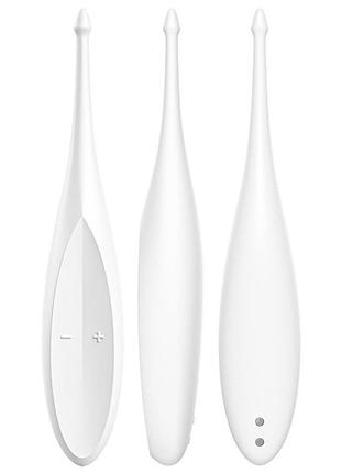 Вибратор для клитора satisfyer twirling fun white 8