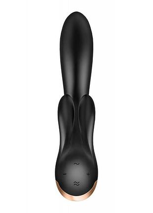 Вибратор кролик satisfyer double flex black 6