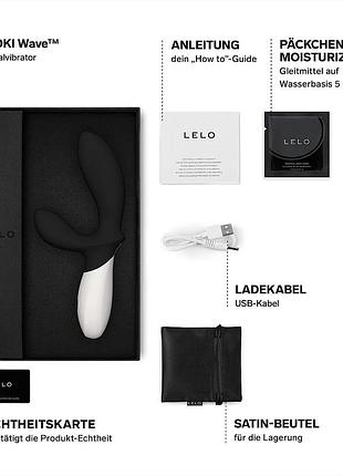 Вибратор кролик lelo loki wave obsidian black 4