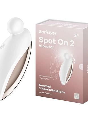 Вибратор для клитора satisfyer spot on 2 white 8