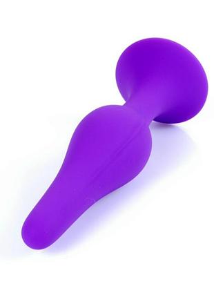Анальная пробка - silicone plug purple extra large 2