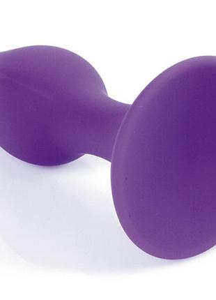 Анальная пробка - silicone plug purple extra large 3