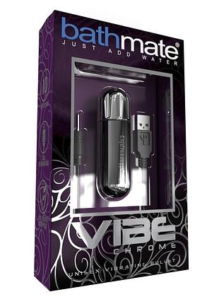 Вибропуля bathmate vibe bullet chrome 3