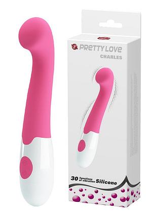 Вибратор для точки g - pretty love charles vibrator pink 2
