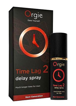Спрей-пролонгатор orgie time lag 2 delay spray, 10 мл, без анестетиков, с экстрактом дамианы 2