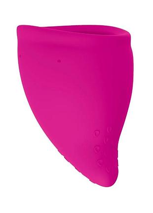 Менструальна чаша fun factory fun cup size b magenta, багаторазова, діаметр 4,3 см, обсяг 30 мл