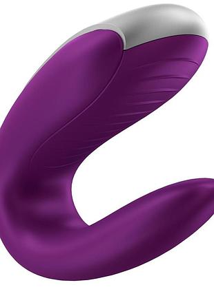 Вибратор смарт для пар satisfyer double fun (violet) 2