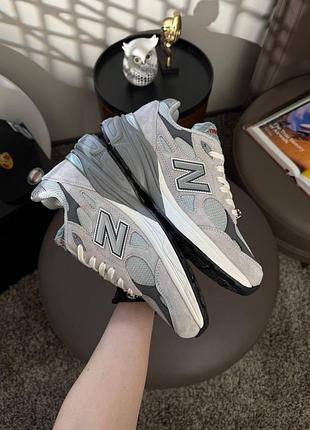 Мужские кроссовки naw balance 990v3 light grey