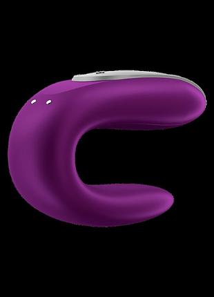 Вибратор смарт для пар satisfyer double fun (violet) 9
