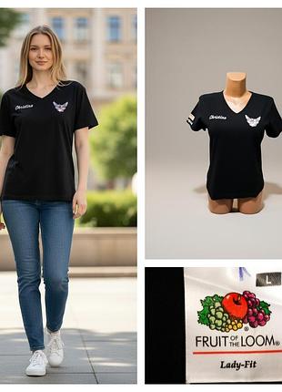 540.отзывная хлопковая футболка известного американского бренда fruit of the loom
