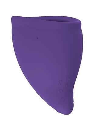 Менструальна чаша fun factory fun cup size a black currant, багаторазова, діаметр 4 см, обсяг 20 мл