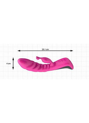 Вибратор женский с вращением adrien lastic trigger 8