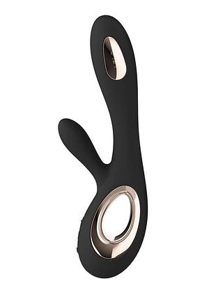 Вибратор кролик lelo soraya wave black, перезаряжаемый 3