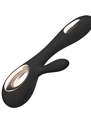 Вибратор кролик lelo soraya wave black, перезаряжаемый 5