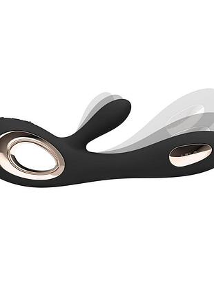 Вибратор кролик lelo soraya wave black, перезаряжаемый 6