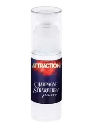 Массажное масло - mai attraction massage oil champagne strawberry, 50 мл