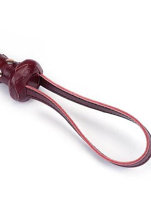 Флоггер liebe seele wine red studded flogger 2