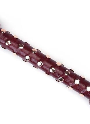 Флоггер liebe seele wine red studded flogger 3
