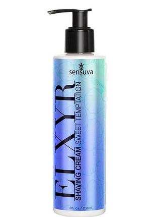 Крем для бритья sensuva elxyr shaving cream - sweet temptations (236 мл)