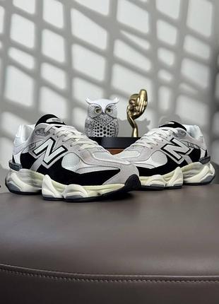 Мужские кроссовки new balance 9060 light grey black