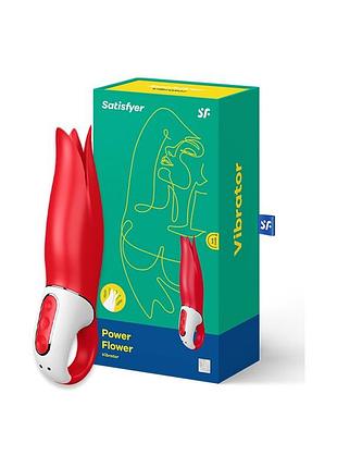 Вибратор для клитора satisfyer vibes power flower 8