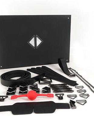 Бдсм-набір lockink bondage & restraint black set 2