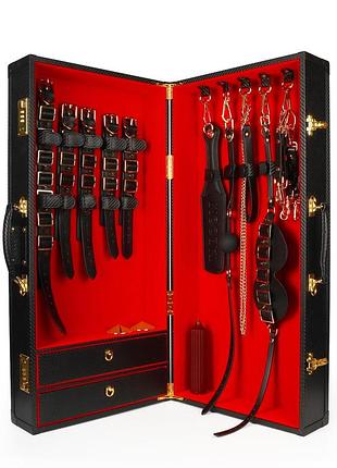 Шафа-валіза для бдсм-аксесуарів taboom desires masterpiece case 11 предметів