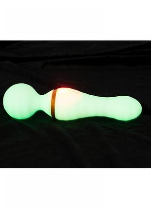 Вібратор мікрофон gitd wand vibrator, світиться в темряві 3