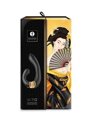 Вибратор-кролик shunga miyo black 7