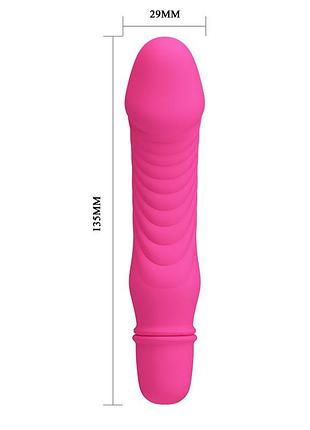 Вибратор мини розовый pretty love stev 6