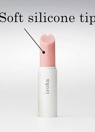 Вибратор-помада iroha stick white 3