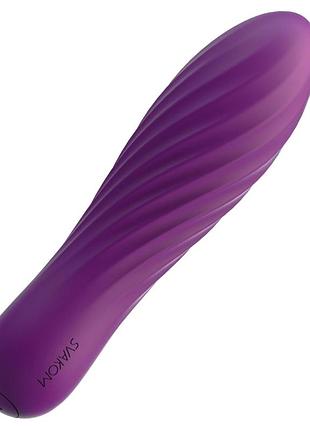 Вибратор мини для клитора svakom tulip violet 2