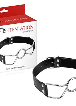 Кляп с кольцом fetish tentation spider gag 4