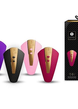 Вібратор кліторальний shunga obi raspberry 9