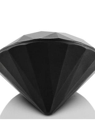 Вибратор для клитора в форме алмаза bijoux indiscrets diamond, черный, 6.5 см 5