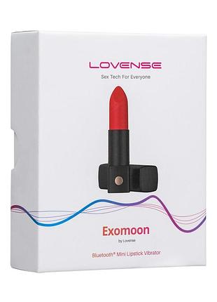 Вибратор-помада для клитора lovense exomoon, работает через приложение 7