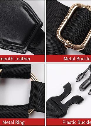 Бдсм-набор lockink yeahwow black doggy style saddle set 2
