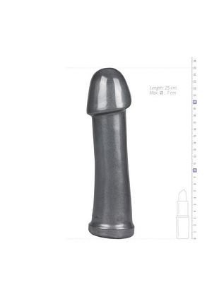 Фалоімітатор для фістінга american bombshell - b-10 torpedo - gun metal 5