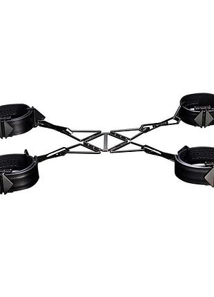 Набор для фиксации бдсм lockink hogtie set - black 7