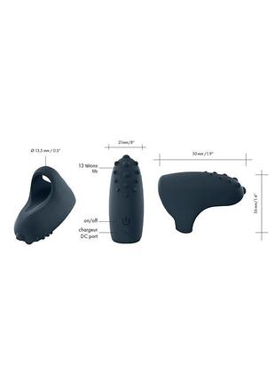 Мини-вибратор с кольцом для пальца dorcel magic finger 4