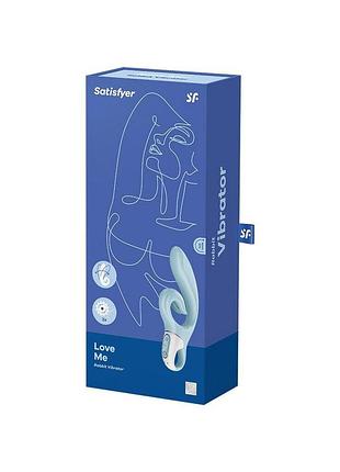 Вибратор-кролик satisfyer love me blue 7