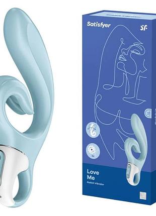 Вибратор-кролик satisfyer love me blue 9