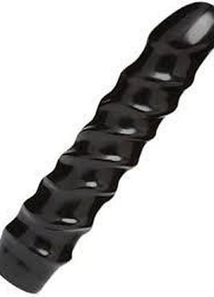 Фаллоимитатор черный doc johnson codeblack - 8 inch raging hard-ons dong 9