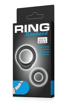 Эрекционные кольца набор - ring manhood 4