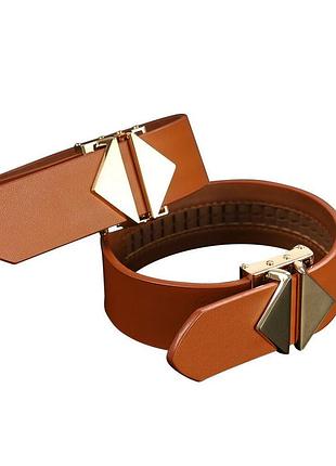 Набор для фиксации бдсм lockink hogtie set - brown 3