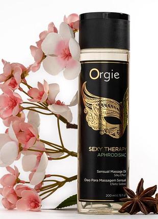 Массажное масло orgie – sexy therapy aphrodisiac (200 мл), гибридное