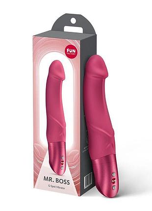 Вибратор для точки g - fun factory mr. boss raspberry 2