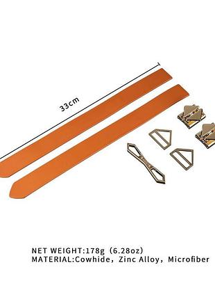 Наручники lockink wristcuffs/anklecuffs brown set 7